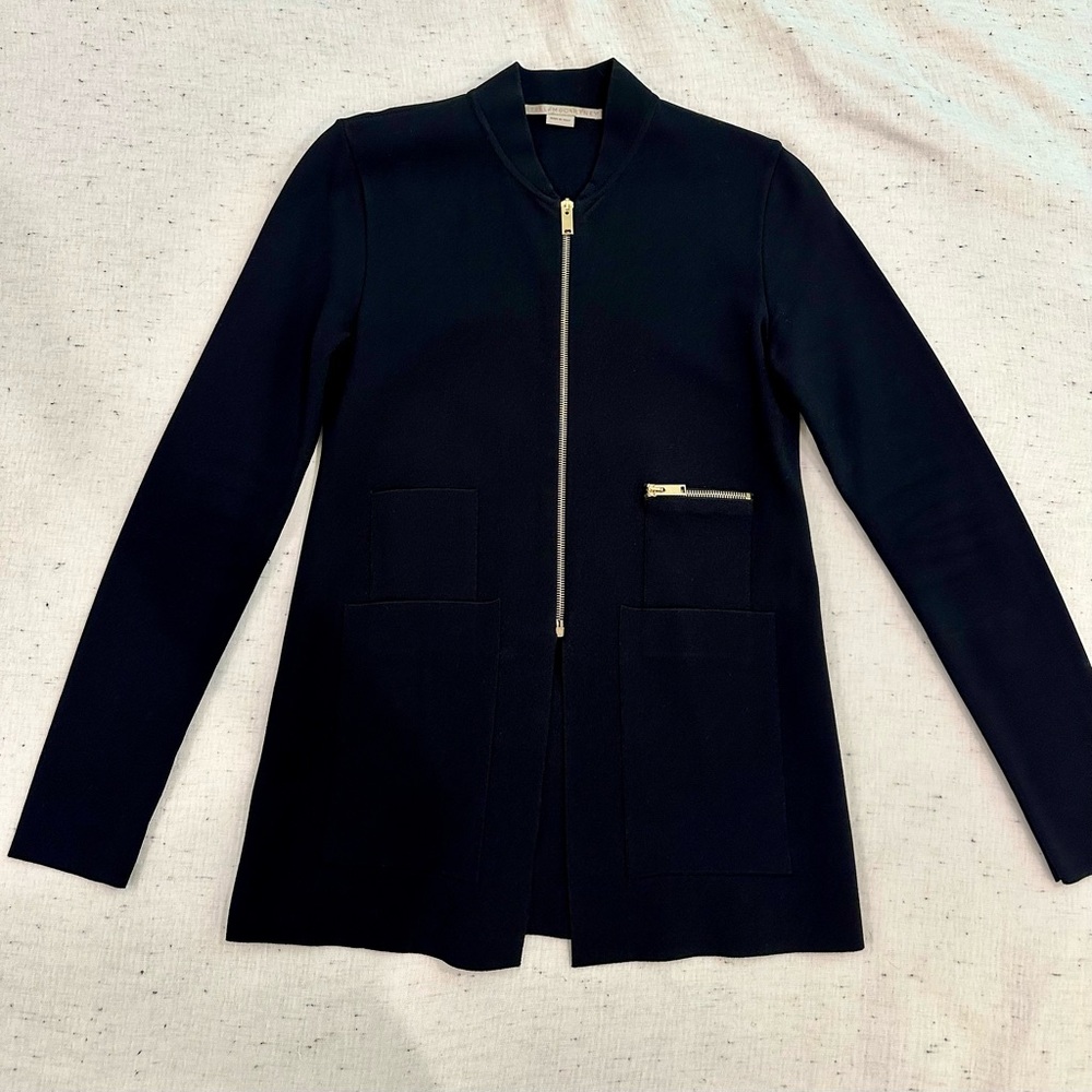 Stella McCartney Black Zippered Blazer